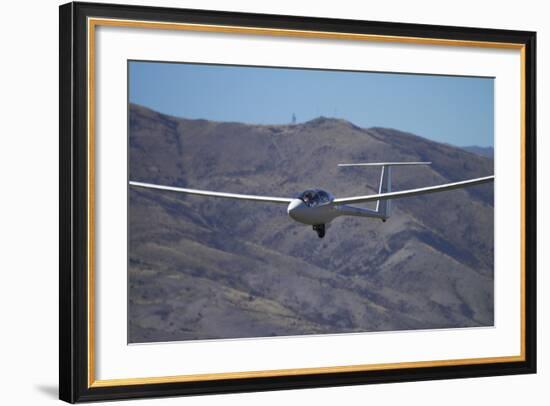 Glider, Warbirds over Wanaka, Wanaka, War Plane, Otago, South Island, New Zealand-David Wall-Framed Photographic Print