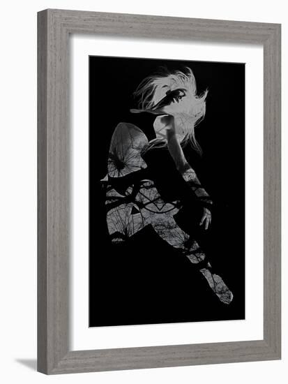 Gliding-NaxArt-Framed Art Print