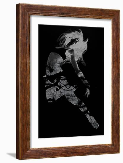 Gliding-NaxArt-Framed Art Print