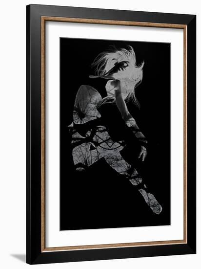 Gliding-NaxArt-Framed Art Print