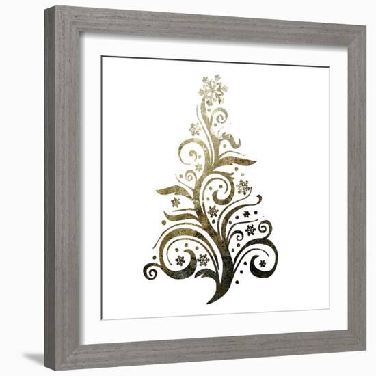 Glimmer Trees 2-Melody Hogan-Framed Art Print