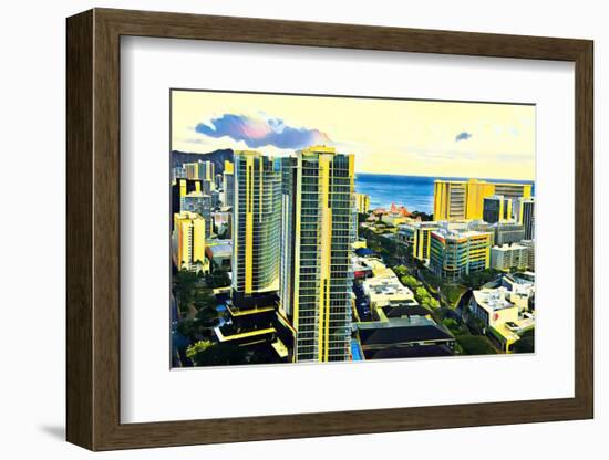 Glimpse of Diamondhead-Heidi Bannon-Framed Photo