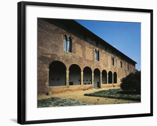 Glimpse of Facade, Villa Guinigi, Lucca, Tuscany, Italy-null-Framed Giclee Print