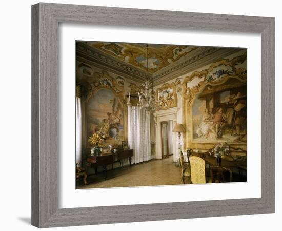 Glimpse of Furious Orland's Room-Giovanni Battista Tiepolo-Framed Giclee Print