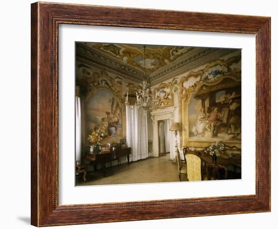 Glimpse of Furious Orland's Room-Giovanni Battista Tiepolo-Framed Giclee Print