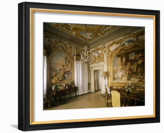 Glimpse of Furious Orland's Room-Giovanni Battista Tiepolo-Framed Giclee Print