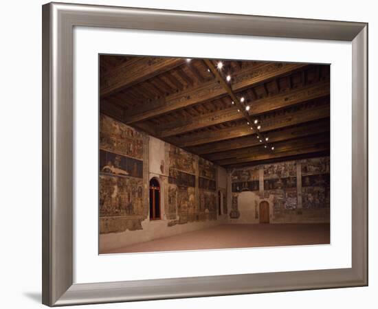 Glimpse of Hall of Months, Palazzo Schifanoia-null-Framed Giclee Print