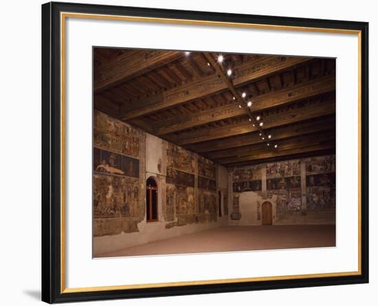 Glimpse of Hall of Months, Palazzo Schifanoia-null-Framed Giclee Print