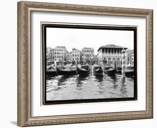 Glimpses, Grand Canal, Venice II-Laura Denardo-Framed Art Print