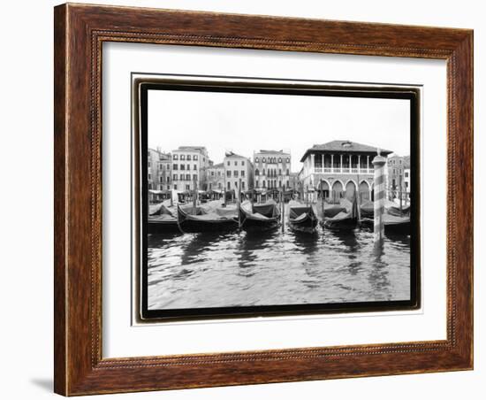 Glimpses, Grand Canal, Venice II-Laura Denardo-Framed Art Print