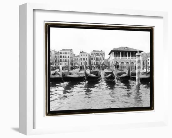 Glimpses, Grand Canal, Venice II-Laura Denardo-Framed Art Print