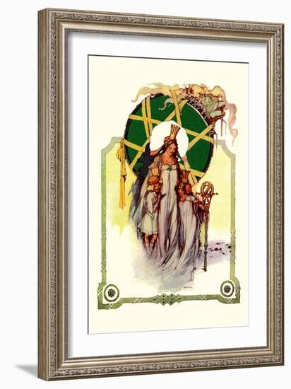 Glinda the Good Sorceress-John R. Neill-Framed Art Print