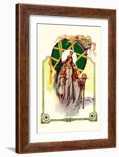 Glinda the Good Sorceress-John R. Neill-Framed Art Print