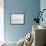 Glint on the Horizon Blue-Julia Purinton-Framed Art Print displayed on a wall