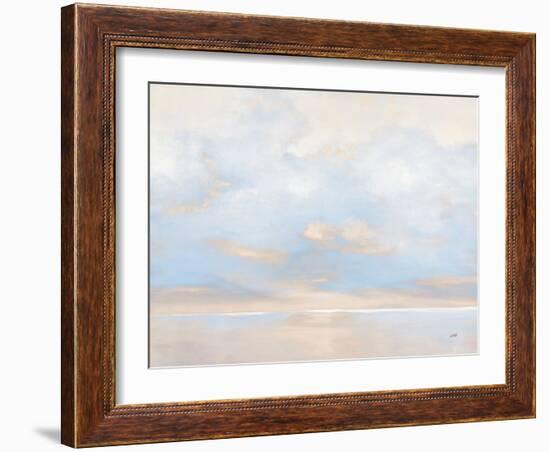 Glint on the Horizon Blue-Julia Purinton-Framed Art Print