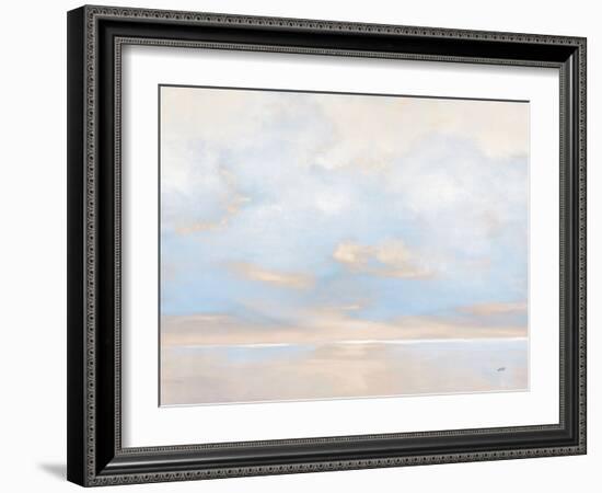 Glint on the Horizon Blue-Julia Purinton-Framed Art Print