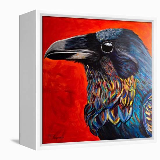 Glistening Raven-Melissa Symons-Framed Stretched Canvas