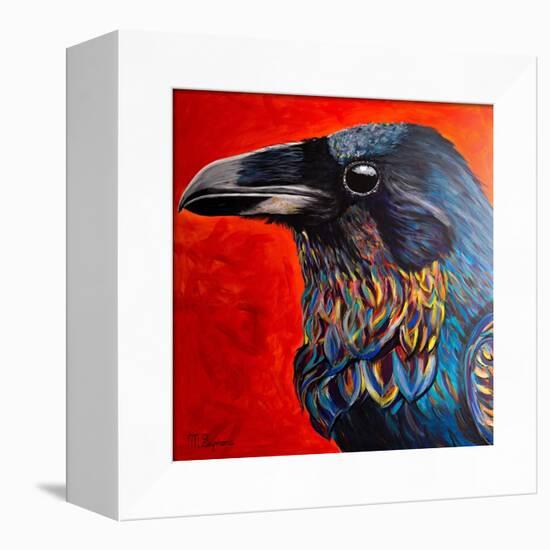 Glistening Raven-Melissa Symons-Framed Stretched Canvas