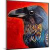 Glistening Raven-Melissa Symons-Mounted Art Print