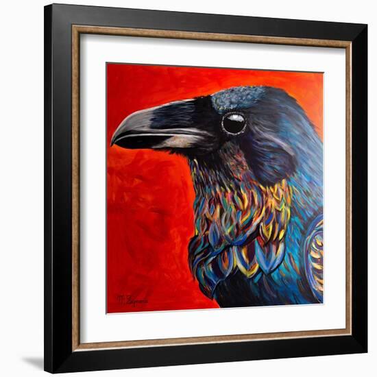 Glistening Raven-Melissa Symons-Framed Art Print