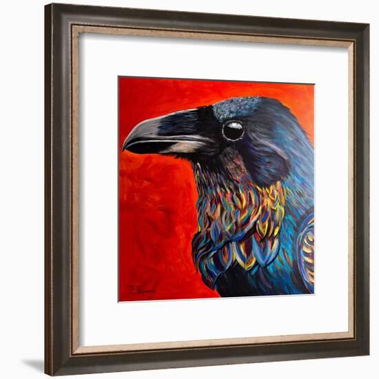 Glistening Raven-Melissa Symons-Framed Art Print