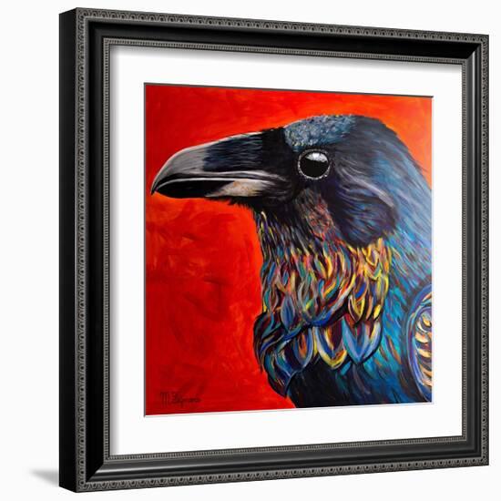 Glistening Raven-Melissa Symons-Framed Premium Giclee Print