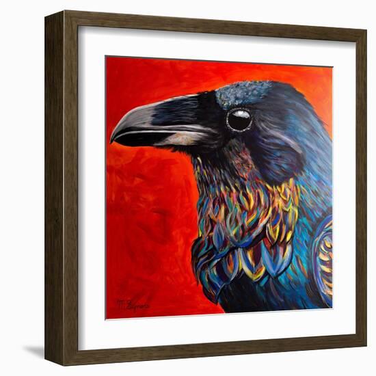 Glistening Raven-Melissa Symons-Framed Premium Giclee Print