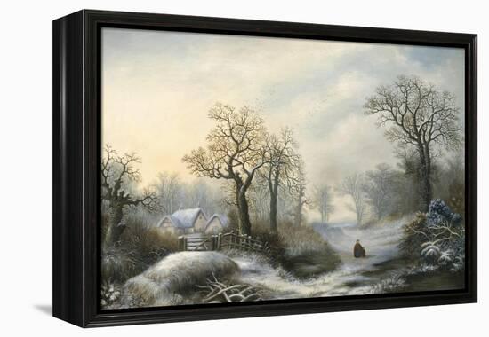 Glistening Winter's Eve-William Stone-Framed Premier Image Canvas