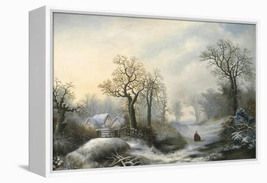Glistening Winter's Eve-William Stone-Framed Premier Image Canvas