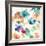 Glitchy Floral I-PI Studio-Framed Art Print