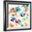 Glitchy Floral I-PI Studio-Framed Art Print