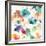 Glitchy Floral I-PI Studio-Framed Art Print