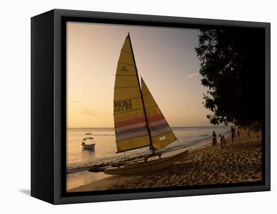 Glitter Bay, Barbados, West Indies, Caribbean, Central America-J Lightfoot-Framed Premier Image Canvas