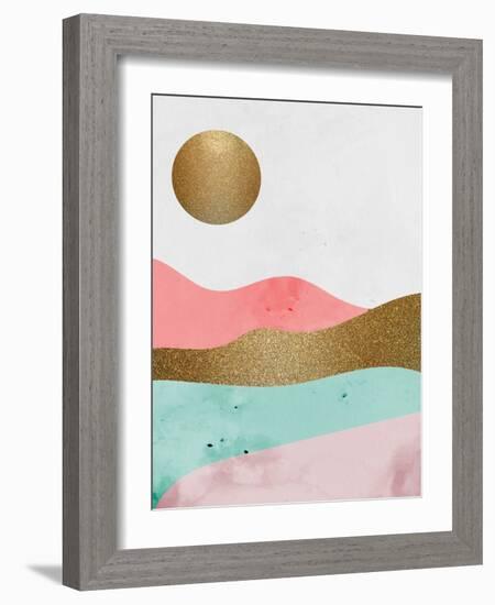 Glitter Landscape 1-Kim Allen-Framed Art Print