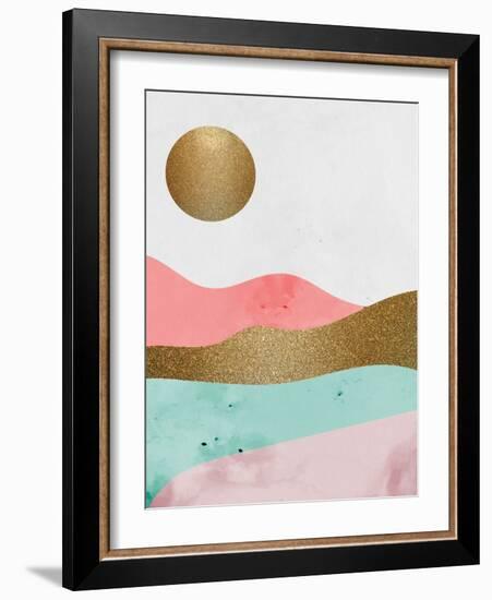 Glitter Landscape 1-Kim Allen-Framed Art Print