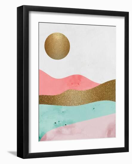 Glitter Landscape 1-Kim Allen-Framed Art Print