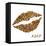 Glitter Lips Sq I-N. Harbick-Framed Stretched Canvas