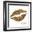 Glitter Lips Sq I-N. Harbick-Framed Art Print