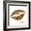 Glitter Lips Sq I-N. Harbick-Framed Art Print