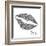 Glitter Lips Sq II-N. Harbick-Framed Art Print