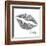 Glitter Lips Sq II-N. Harbick-Framed Art Print