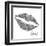 Glitter Lips Sq II-N. Harbick-Framed Art Print