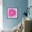 Glitter Love Pink Pattern-Tina Lavoie-Framed Giclee Print displayed on a wall