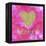 Glitter Love Pink-Tina Lavoie-Framed Premier Image Canvas