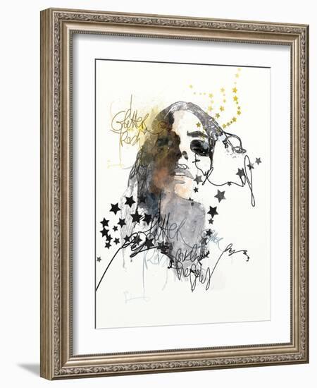 Glitter Trash-Mydeadpony-Framed Art Print