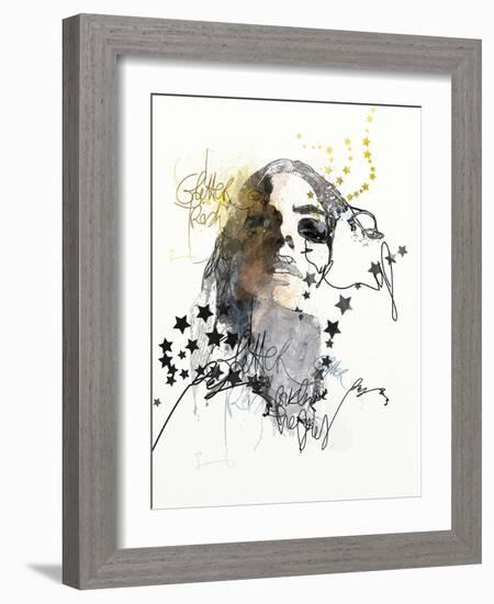 Glitter Trash-Mydeadpony-Framed Art Print