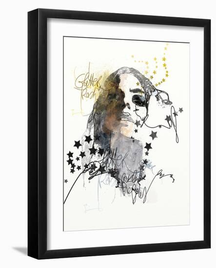 Glitter Trash-Mydeadpony-Framed Art Print