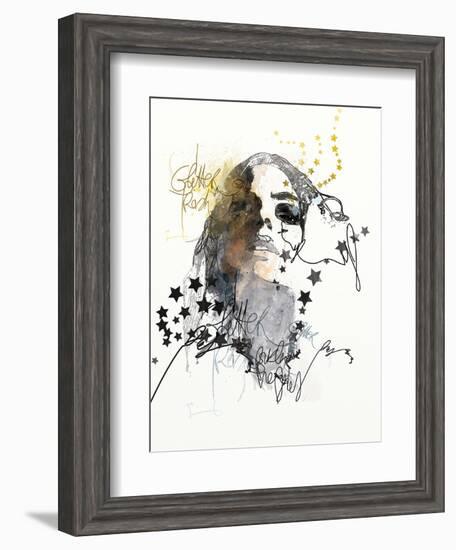 Glitter Trash-Mydeadpony-Framed Art Print