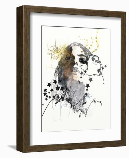 Glitter Trash-Mydeadpony-Framed Art Print