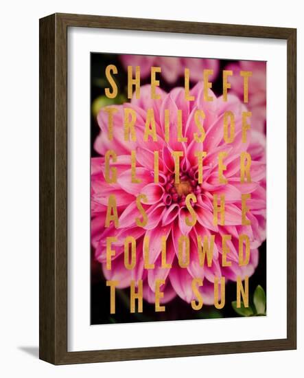 Glittery Flower I-Susan Bryant-Framed Art Print